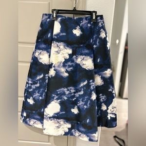 kate spade cloud a-line midi skirt